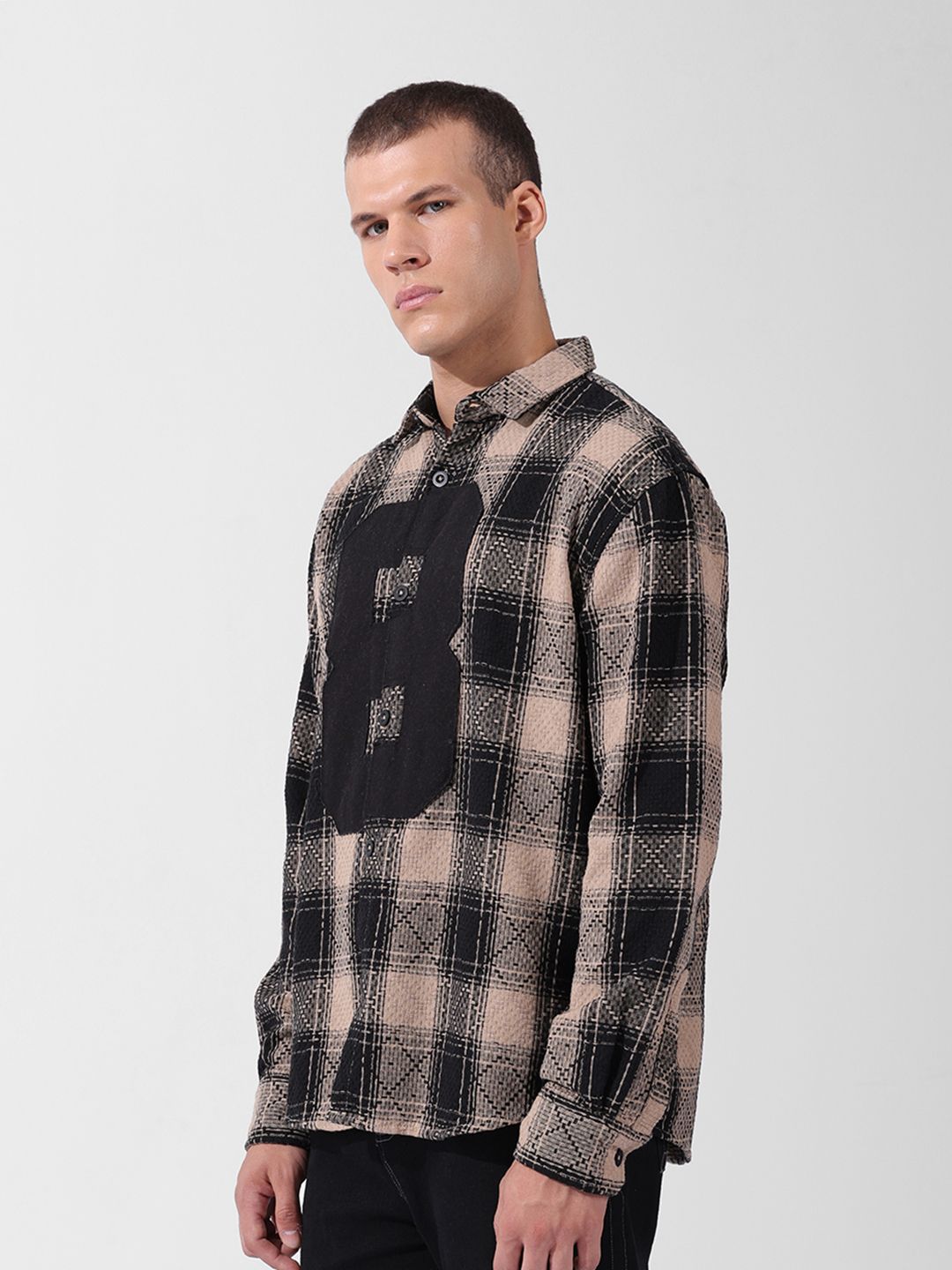 The Indian Garage Co Men Relaxed Fit Checkered Street Wear Shirt