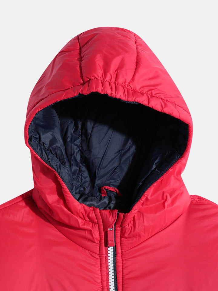 Monte Carlo Boys Typography Packable Puffer Jacket