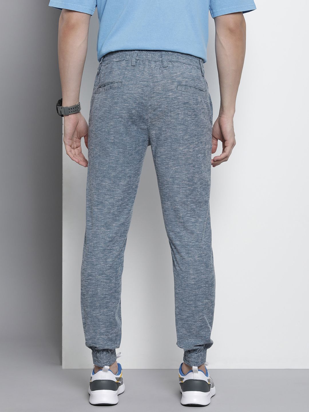 The Indian Garage Co Men Mid-Rise Slim Fit Joggers