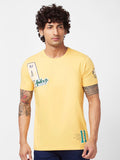 SPYKAR Typography Printed Slim Fit Cotton Casual T-Shirt