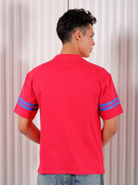 The Indian Garage Co Typography Printed Cotton Boxy T-shirt