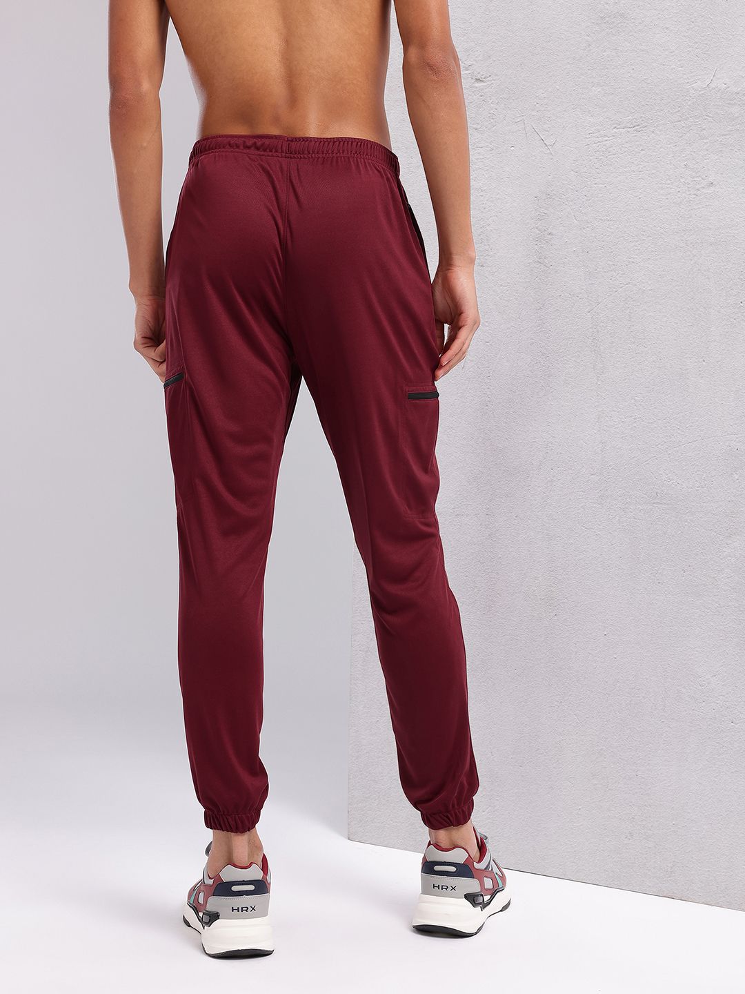 HRX by Hrithik Roshan Men Mid-Rise Rapid-Dry Training Joggers