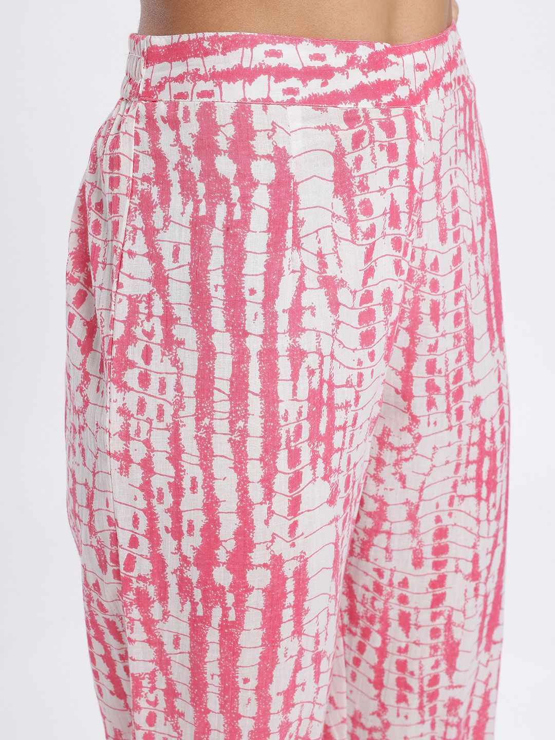 Anouk Floral Print Pure Cotton Straight Kurta with Trousers & Dupatta