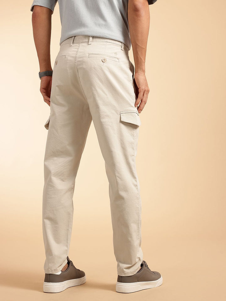 French Connection Men Regular Fit Cargos Trousers