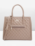 DressBerry Structured Quilted Handheld Bag