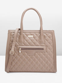 DressBerry Structured Quilted Handheld Bag