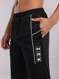 HRX by Hrithik Roshan Men Brand Logo Printed Mid-Rise Rapid-Dry Training Joggers