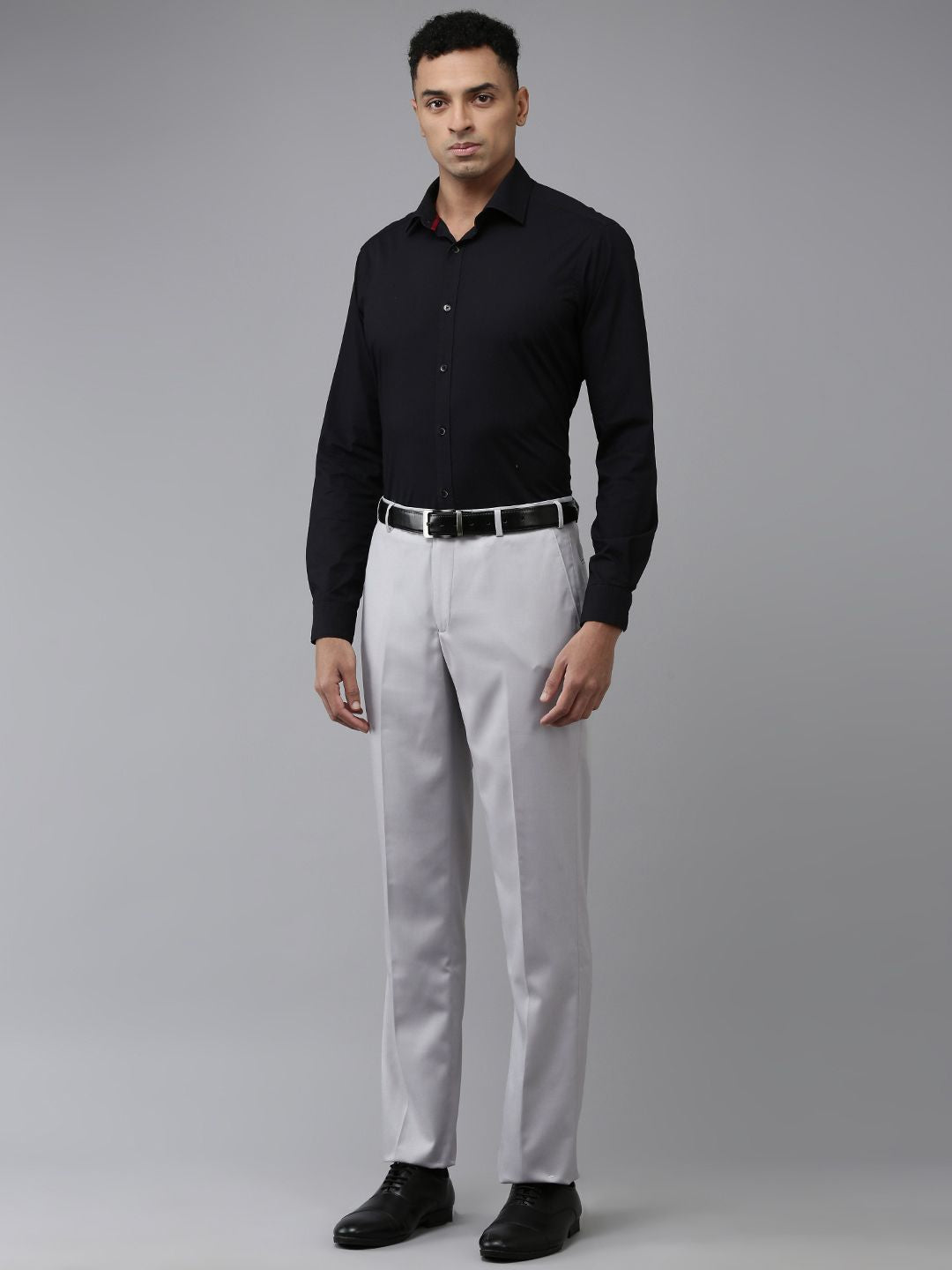 Park Avenue Men Solid Formal Trousers