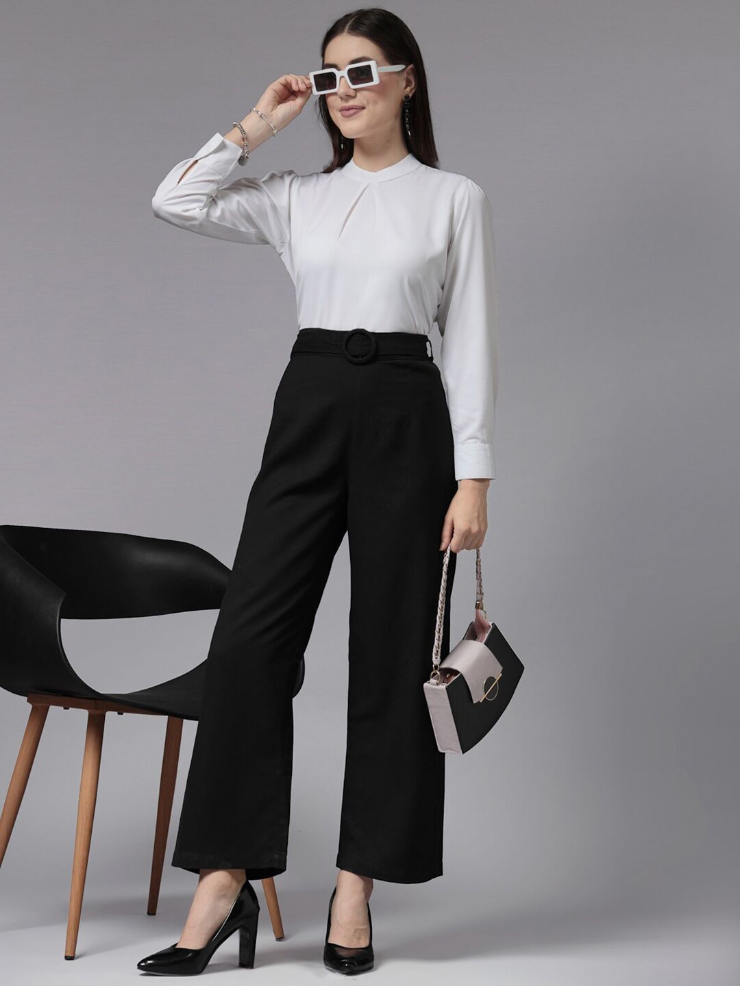 Style Quotient Round Neck Long Sleeves Top