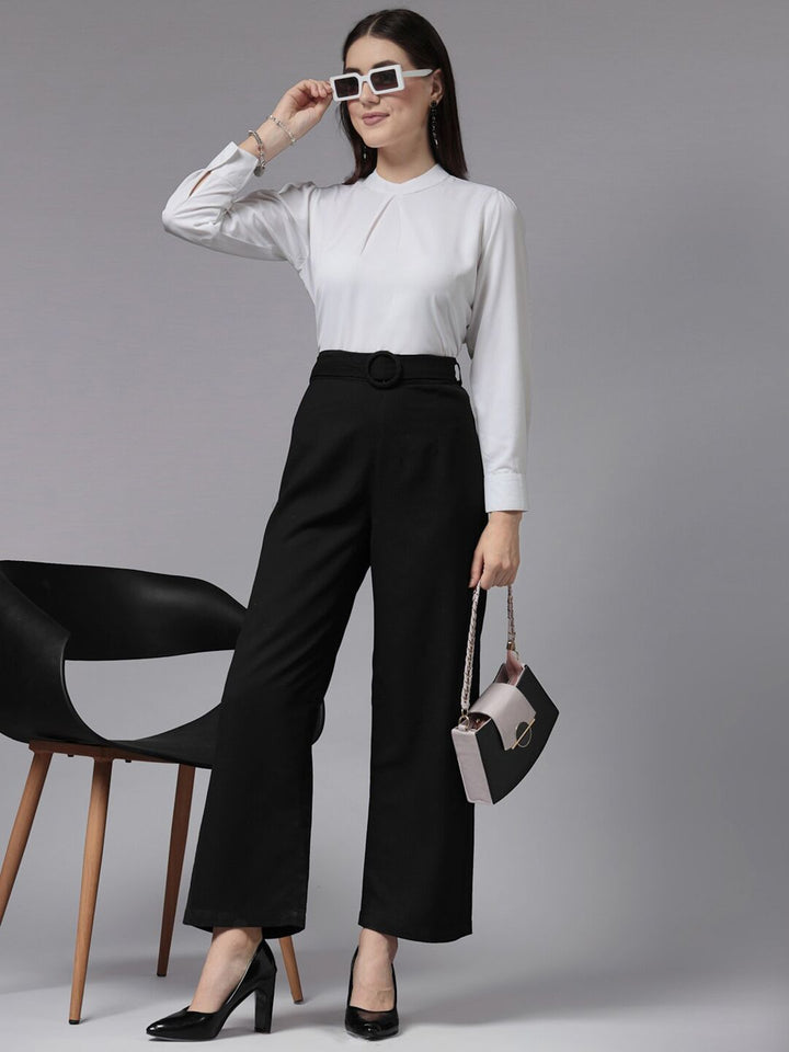 Style Quotient Round Neck Long Sleeves Top