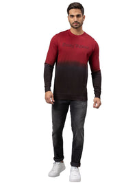 Being Human Men Red Printed Sweatshirt