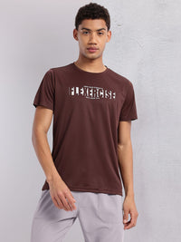 HRX by Hrithik Roshan Typography Printed Rapid-Dry Training T-shirt