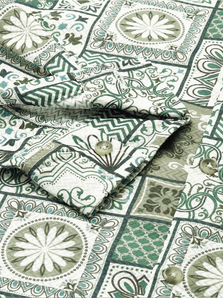 The Indian Garage Co Ethnic Motifs Printed Casual Shirt