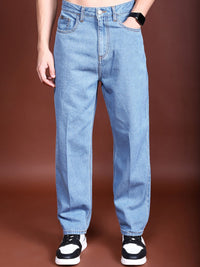 HIGHLANDER Men Loose Fit Mid-Rise Cotton Jeans