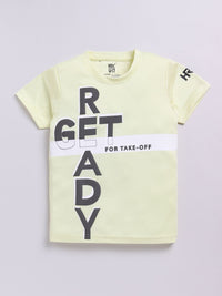 HRX by Hrithik Roshan Boys Typography Printed Rapid-Dry T-shirt