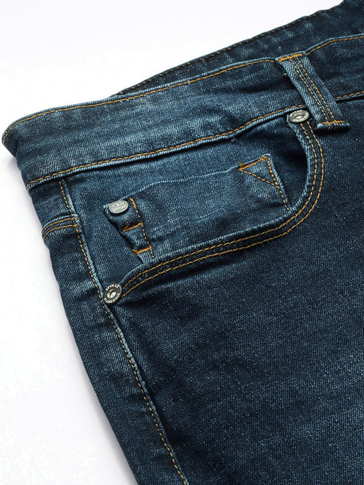 SPYKAR Men Skinny Slim Fit Low-Rise Heavy Fade Stretchable Jeans