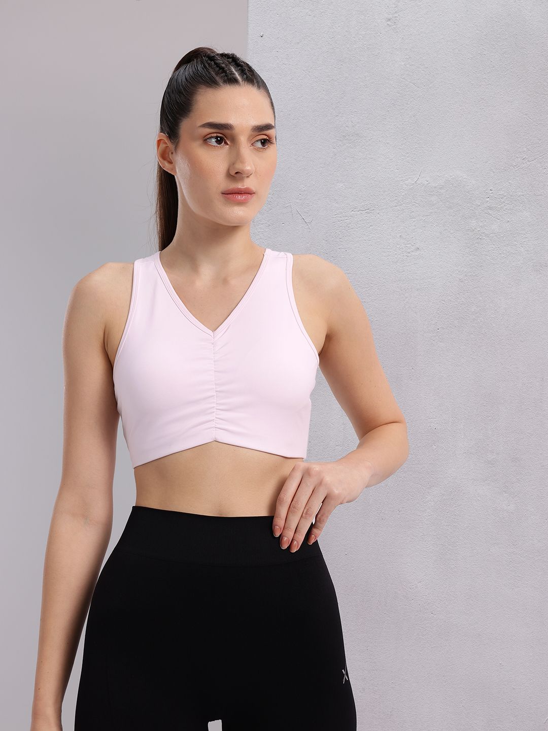 HRX by Hrithik Roshan Full Coverage Solid Yoga Bra