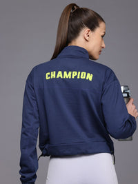 HRX by Hrithik Roshan Printed Half Zipper Running Sweatshirt