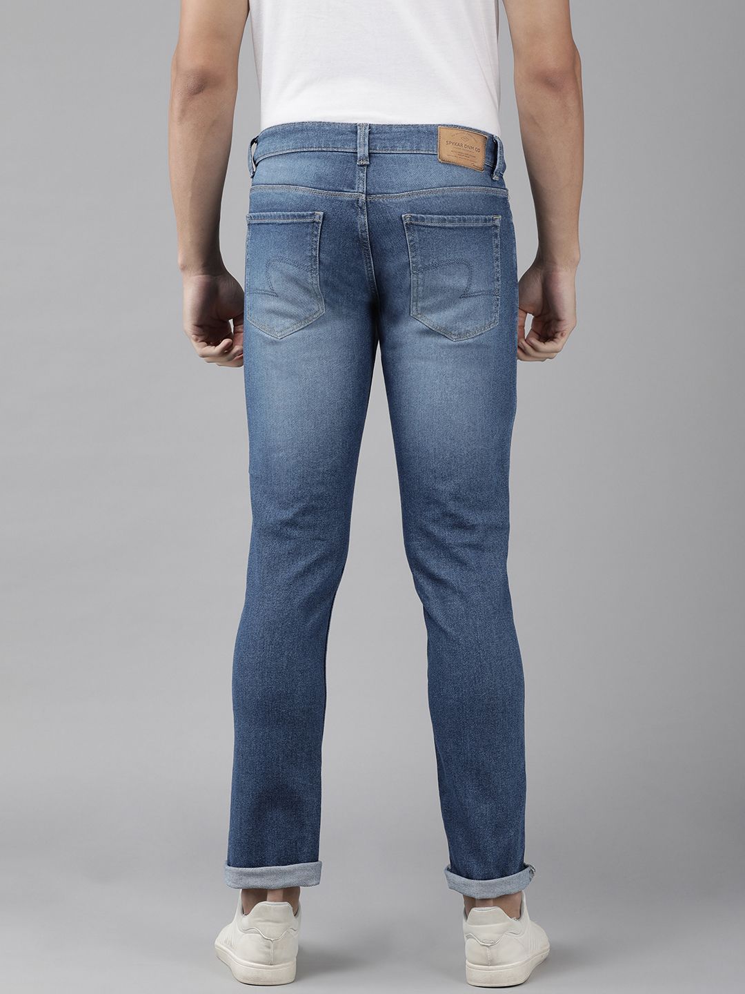 SPYKAR Men Heavy Fade Mid-Rise Stretchable Jeans