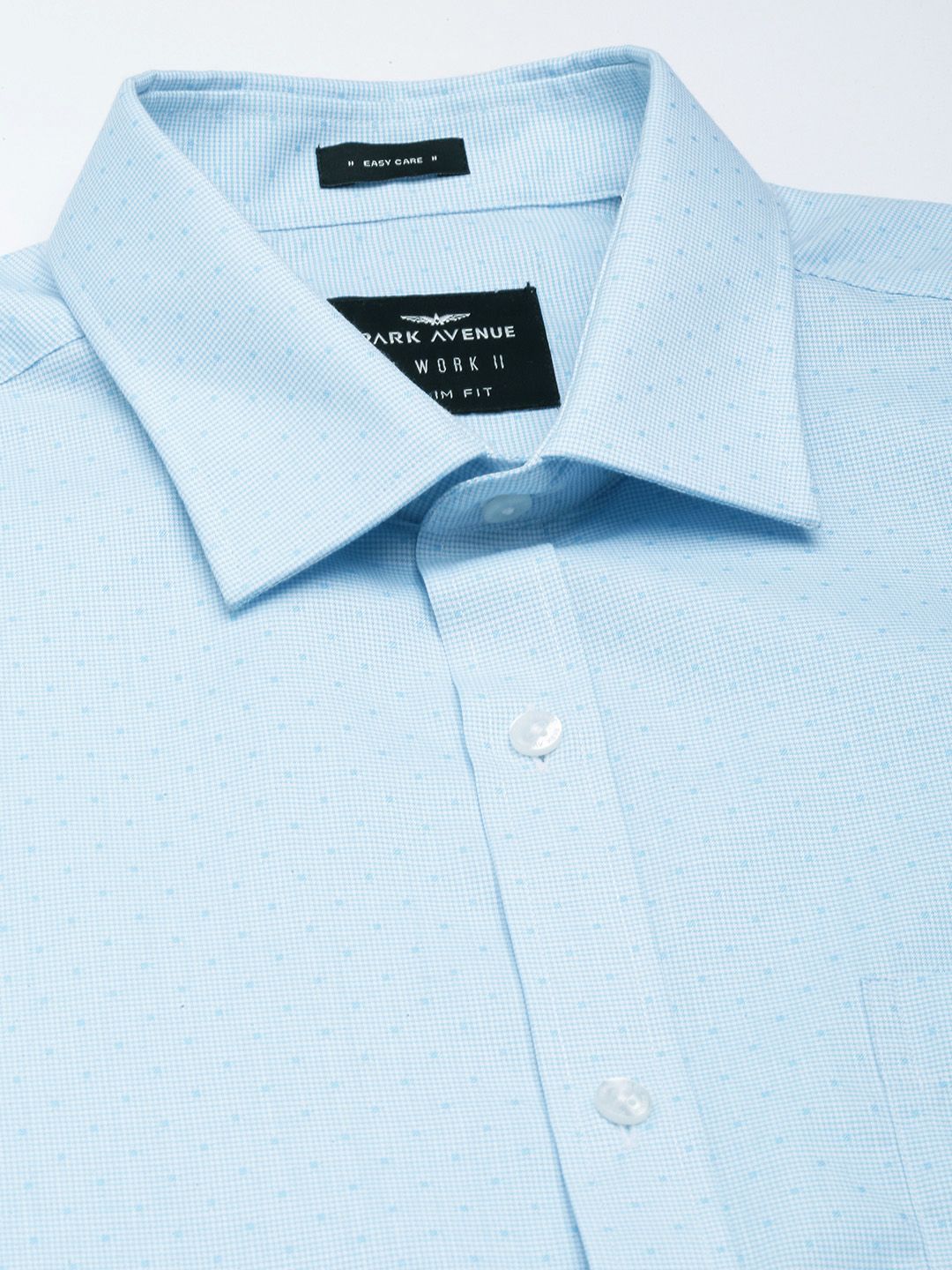 Park Avenue Textured Slim Fit Opaque Formal Shirt
