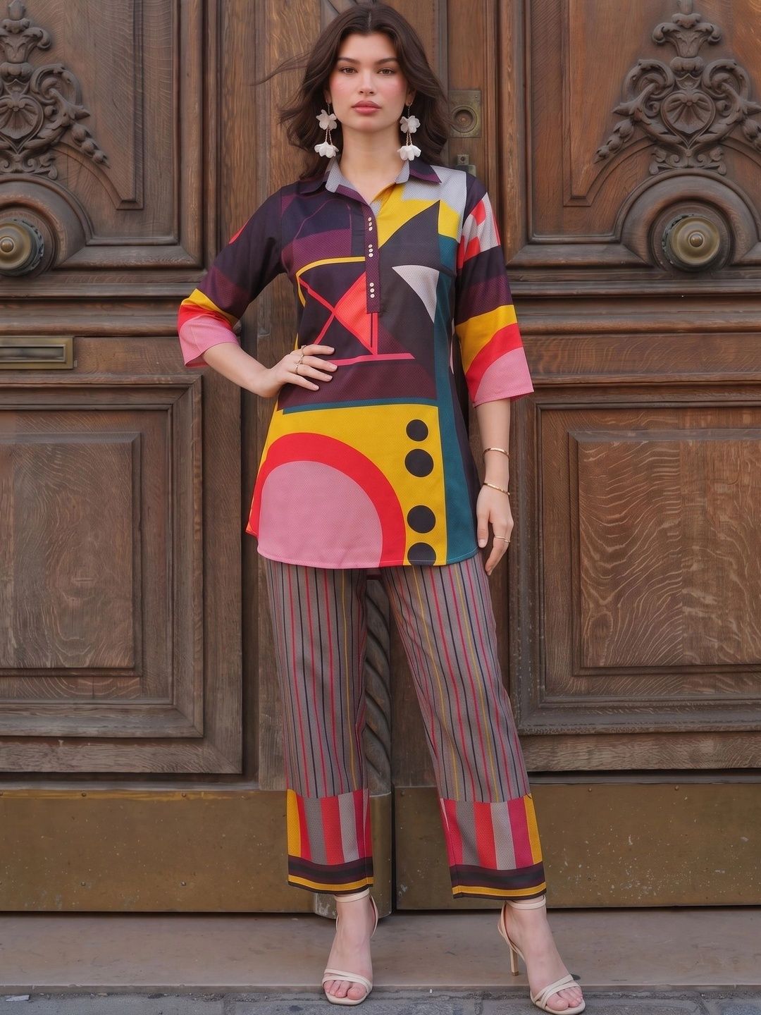 Twelve South Printed Top with Trousers