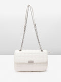 Lino Perros Structured Sling Bag with Quilted Detail
