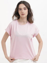 RAREISM Women Embellished Extended Sleeves T-shirt