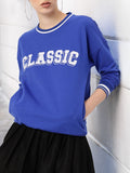 DressBerry Street Demure Embroidered Sweatshirts
