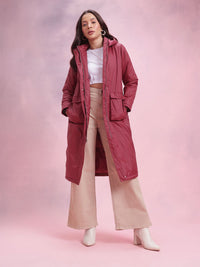 DressBerry Hooded Longline Tailored Jacket