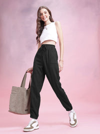 DressBerry Women Textured Joggers
