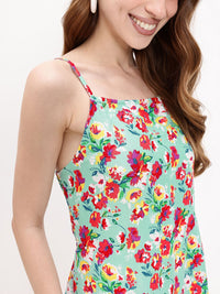 DressBerry Floral Fiesta Tailored-To-Flatter Carefree Midi Dress