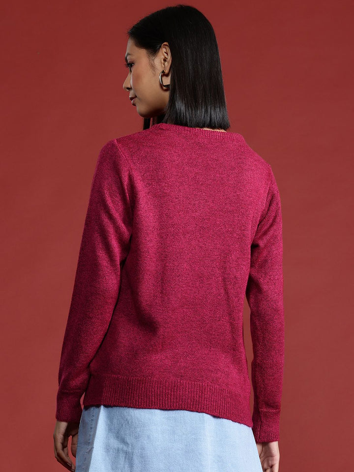 all about you Floral Crochet Pullover