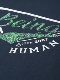 Being Human Pure Cotton Brand Logo Printed Slim Fit T-shirt