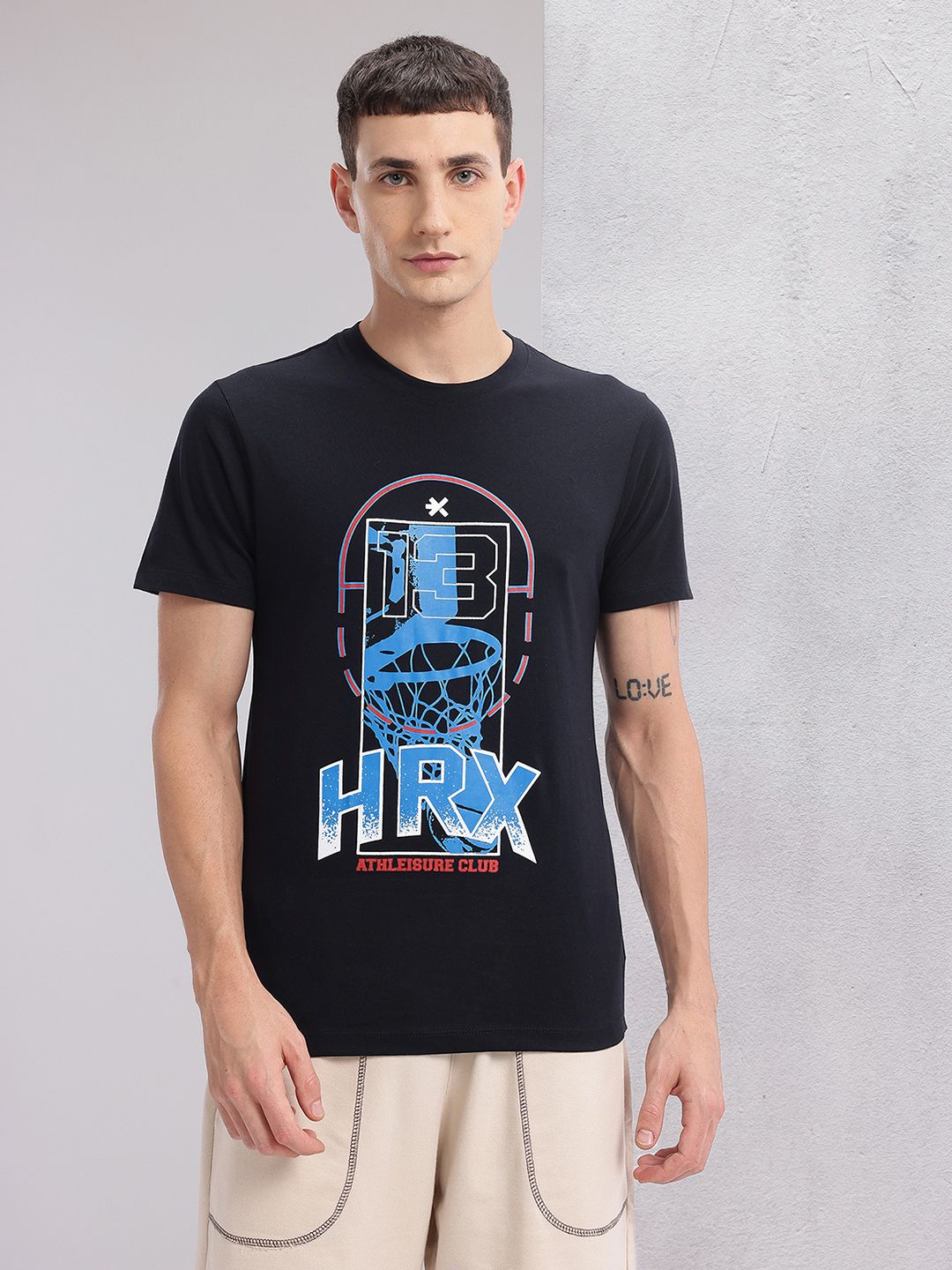 HRX by Hrithik Roshan Printed Lifestyle T-shirt