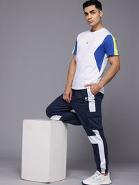 HRX by Hrithik Roshan Men Colourblocked Cargo Style Track Pants