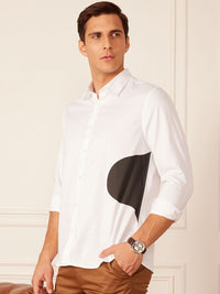 DENNISON Men Smart  Abstract Printed Party Shirt