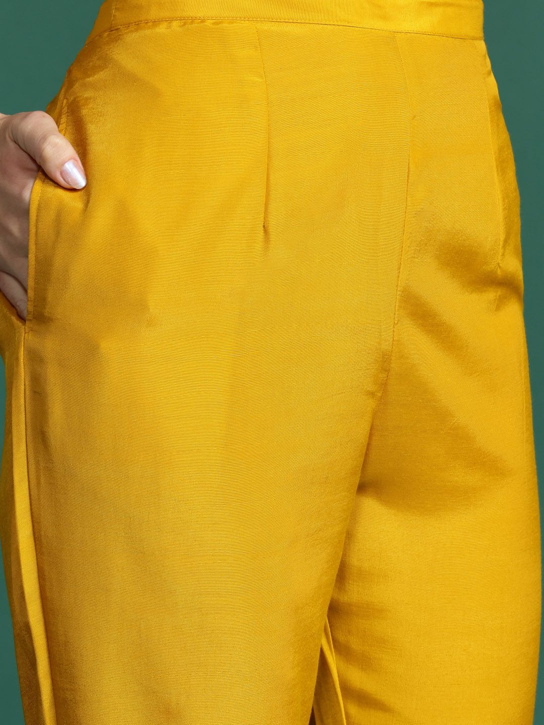 Indo Era Ethnic Motifs Regular Kurta with Trousers & With Dupatta