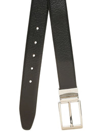 Teakwood Leathers Men Textured Leather Reversible Belt
