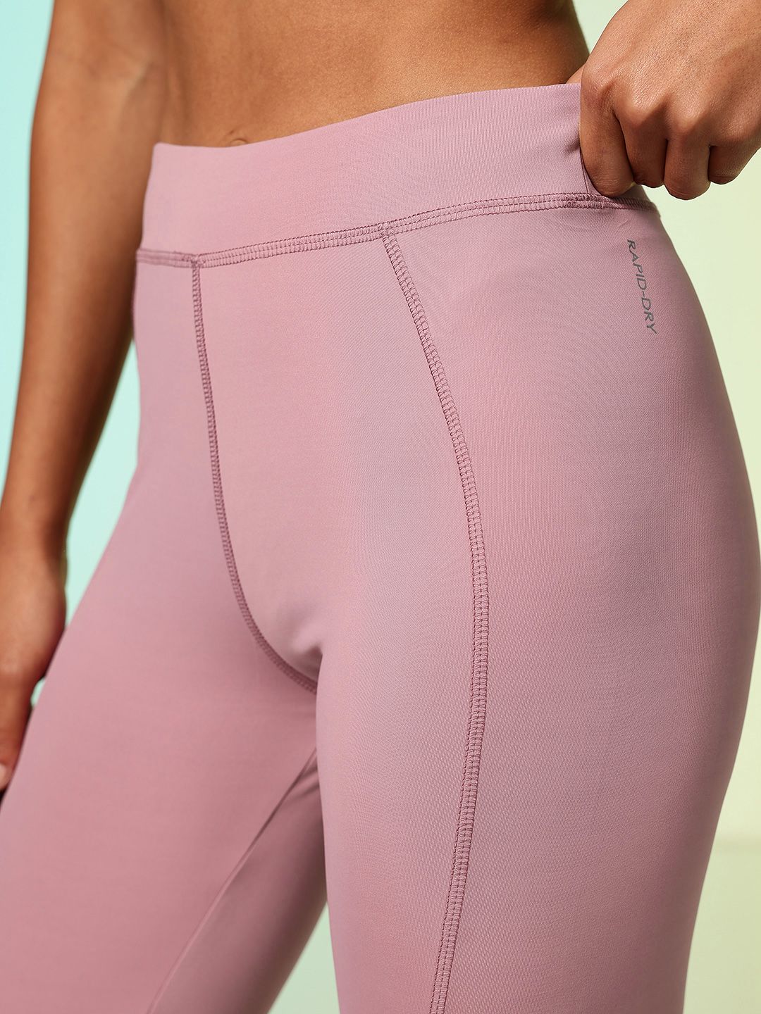 HRX by Hrithik Roshan Women Unity Story Rapid-Dry Printed Training Tights
