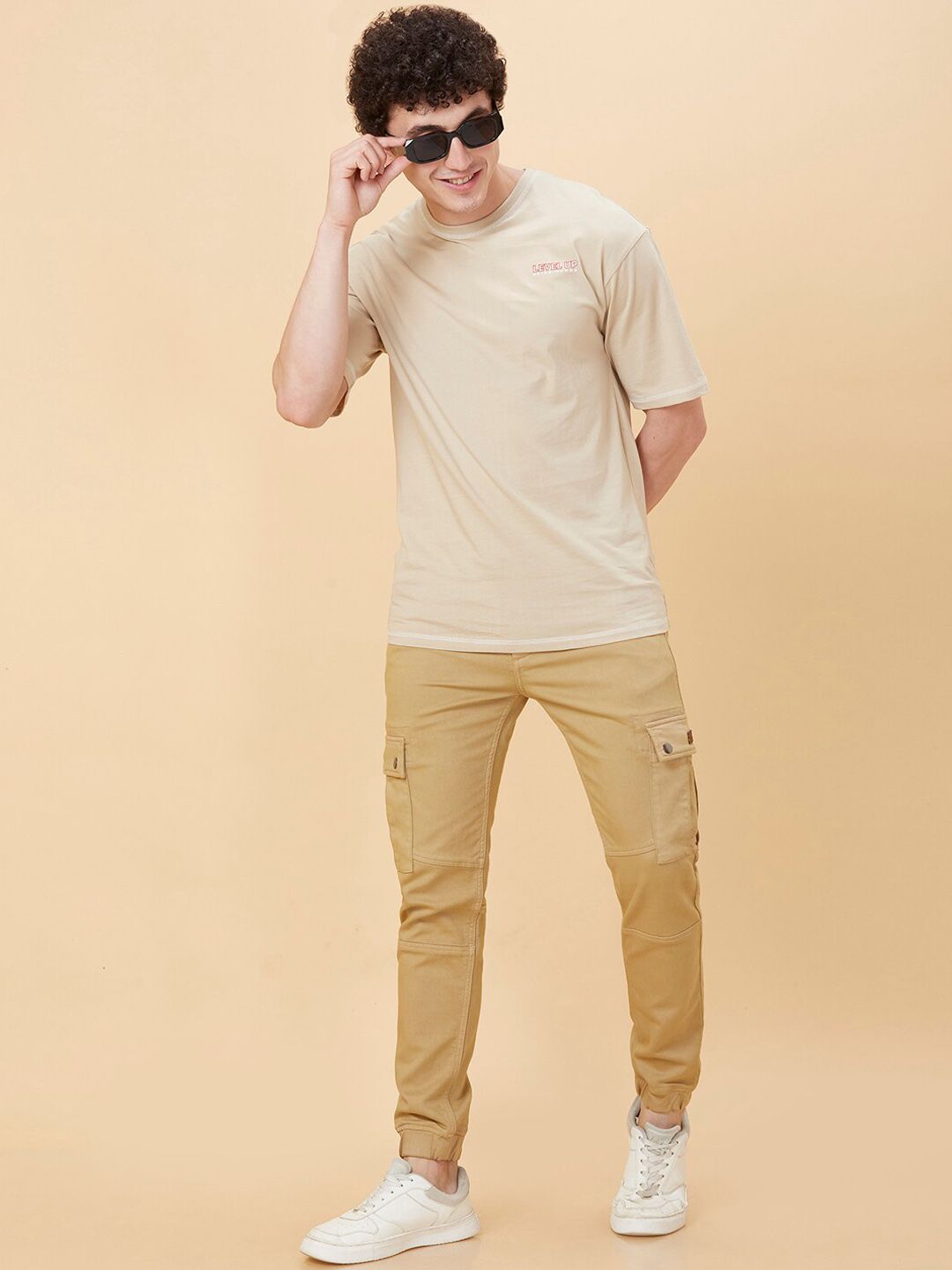 Being Human Men Mid-Rise Cargo Trousers