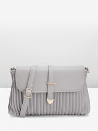 DressBerry Structured Pleated Sling Bag