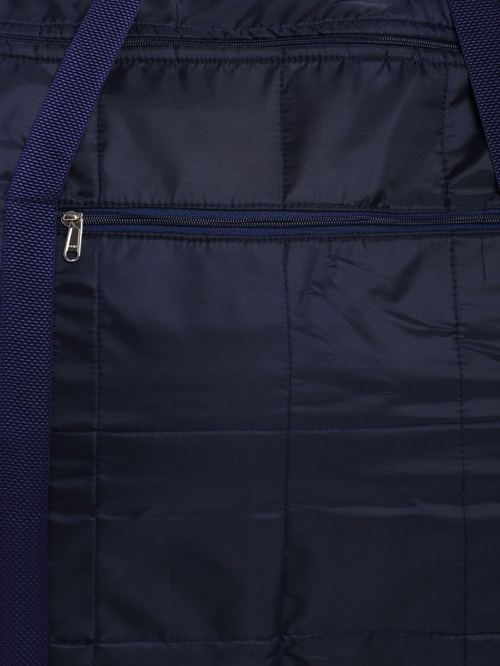 HOSTA HOMES Set Of 2 Navy Blue Solid Foldable Multi-Utility Storage Bags