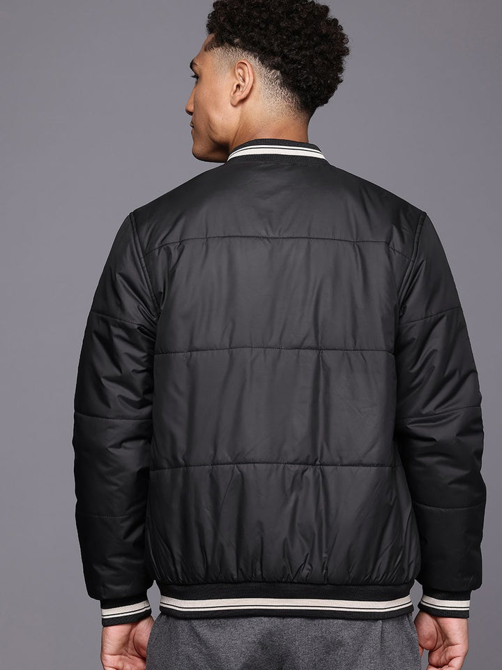 HRX by Hrithik Roshan Brand Logo Print Longline Padded Jacket