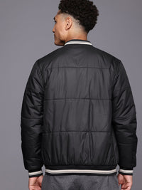 HRX by Hrithik Roshan Brand Logo Print Longline Padded Jacket