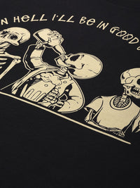 Difference of Opinion Men Graphic Printed Pure Cotton Oversized T-shirt