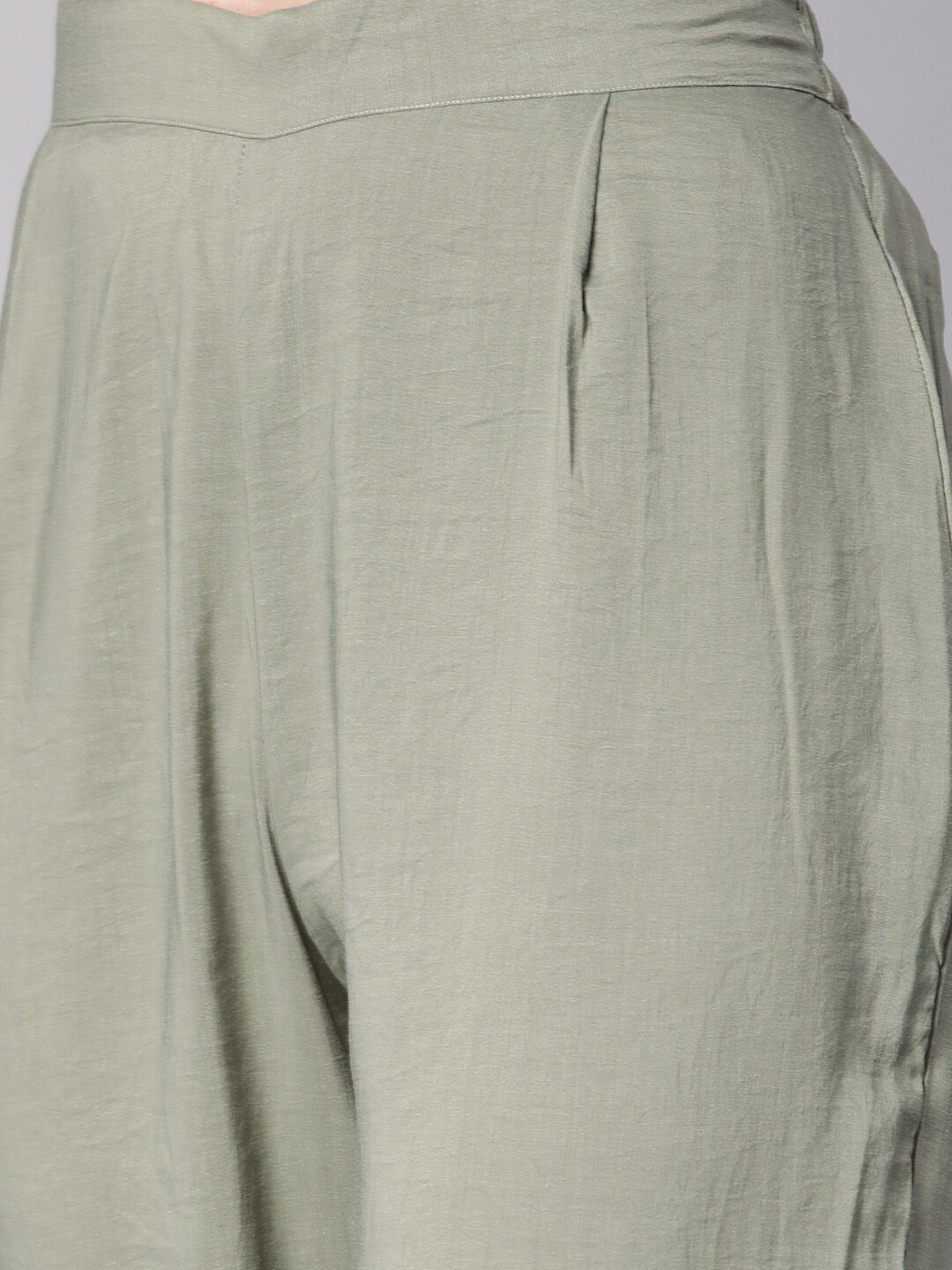 KALINI Striped Straight Kurta with Trousers