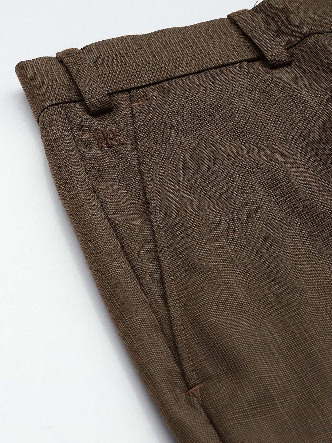 Raymond Men Textured Slim Fit Formal Trousers