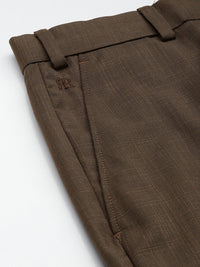 Raymond Men Textured Slim Fit Formal Trousers