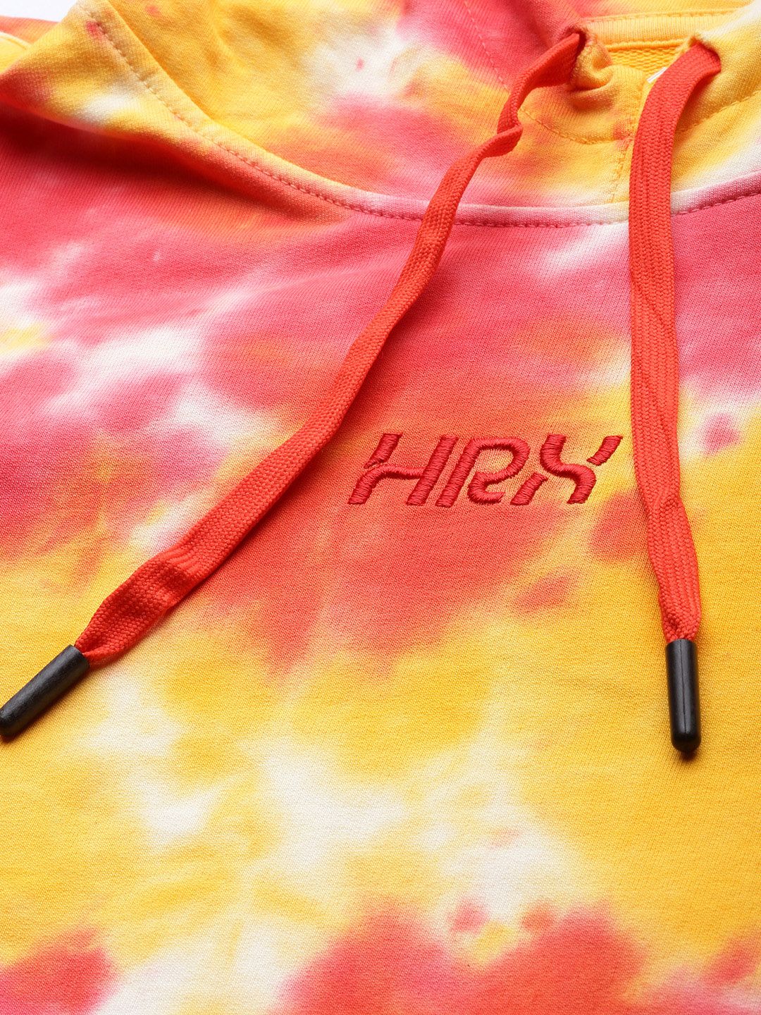 HRX By Hrithik Roshan Lifestyle Women Yellow & Pink Rapid-Dry Brand Carrier Sweatshirts