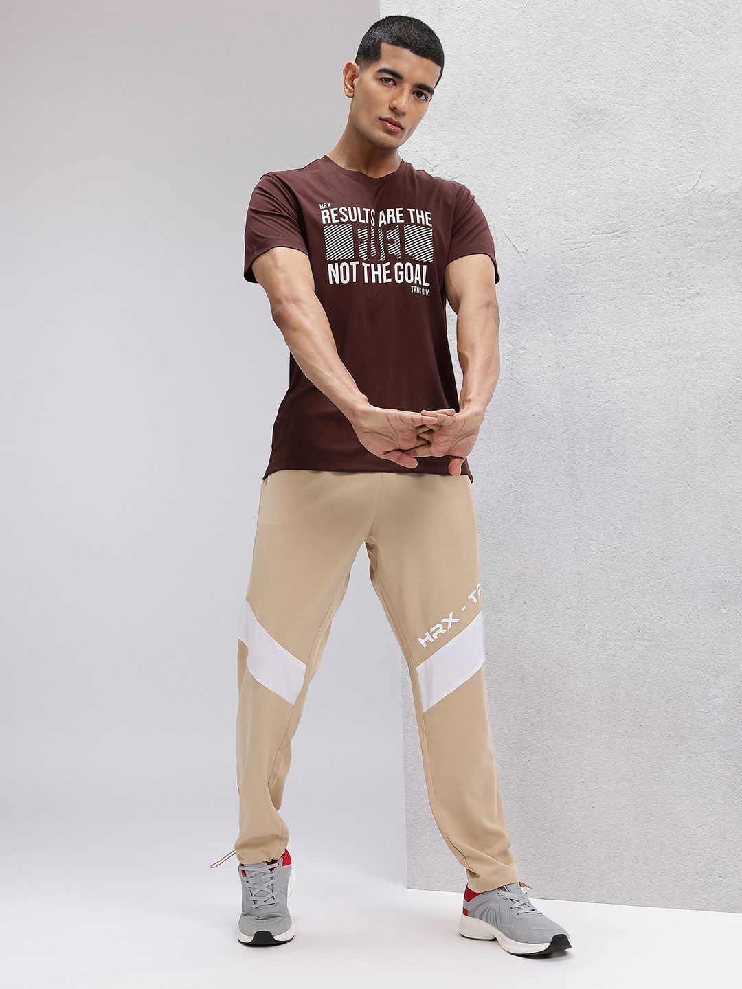 HRX by Hrithik Roshan Typography Print Regular Fit Training T-shirt